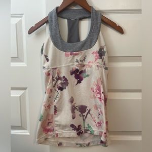 Lululemon Active Tank Blossoms size 4